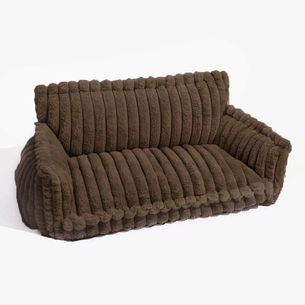 Dog Sofa Bed Orthopedic Memory Foam Raised Edge Washable Cover