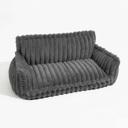 Dog Sofa Bed Orthopedic Memory Foam Raised Edge Washable Cover