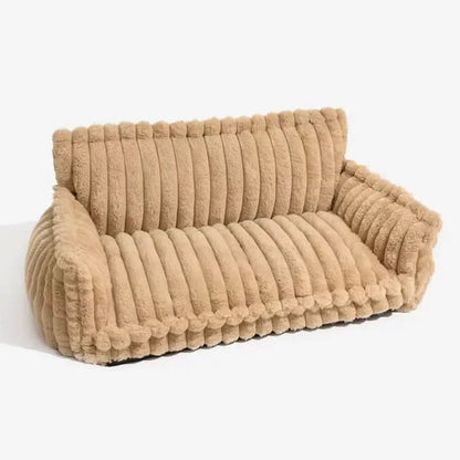 Dog Sofa Bed Orthopedic Memory Foam Raised Edge Washable Cover