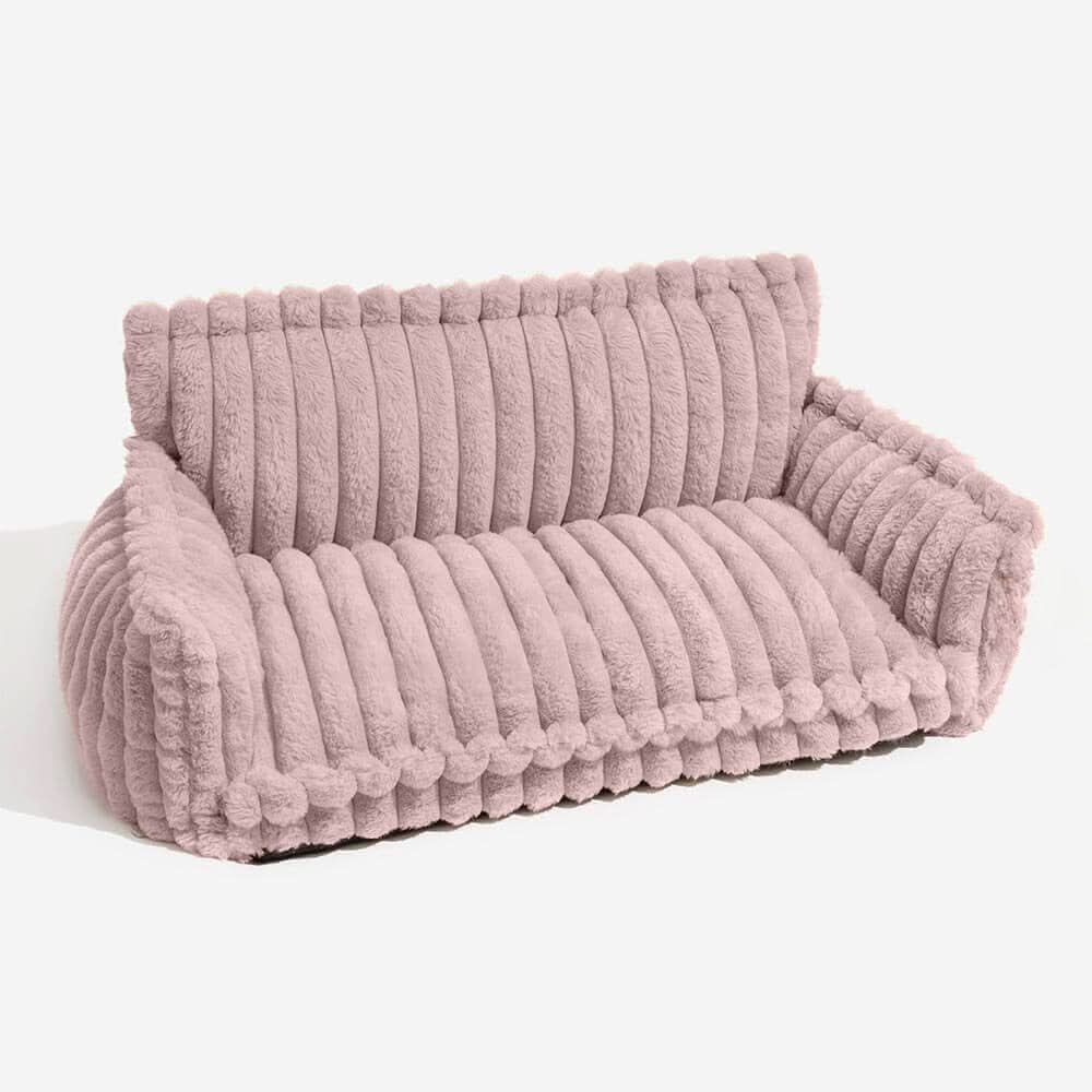 Dog Sofa Bed Orthopedic Memory Foam Raised Edge Washable Cover
