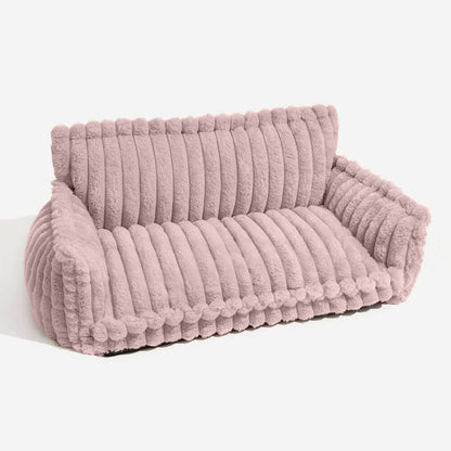 Dog Sofa Bed Orthopedic Memory Foam Raised Edge Washable Cover
