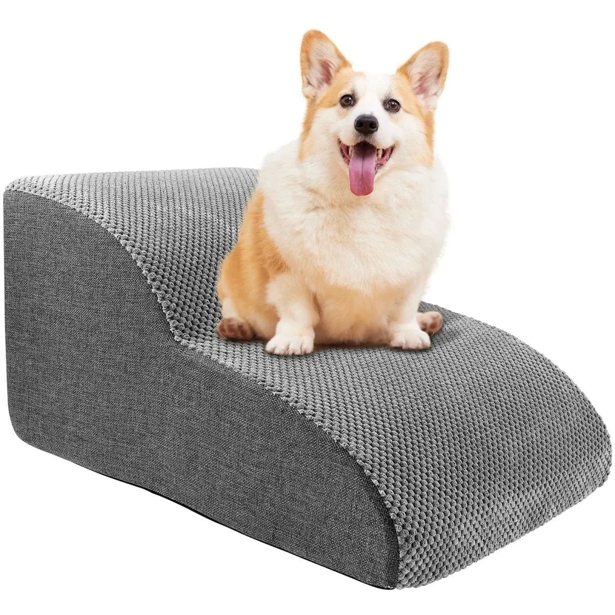 Dog Stairs Gentle Incline Non-Slip Base Washable Cover