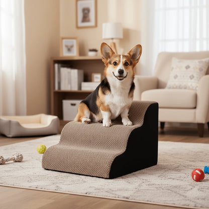Dog Stairs High-Density Foam 2 Or 3 Steps