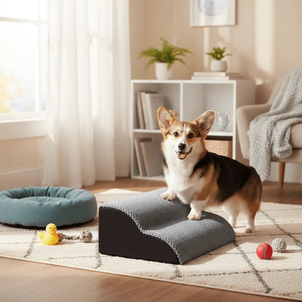 Dog Stairs High-Density Foam 2 Or 3 Steps