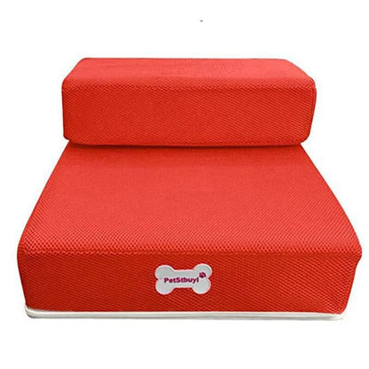 Dog Stairs Two-Step Soft Padded Non-Slip Washable Cover