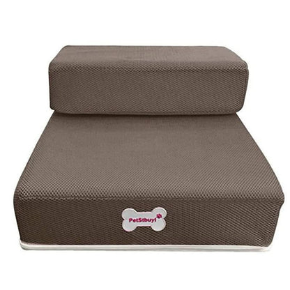 Dog Stairs Two-Step Soft Padded Non-Slip Washable Cover
