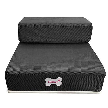 Dog Stairs Two-Step Soft Padded Non-Slip Washable Cover