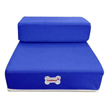 Dog Stairs Two-Step Soft Padded Non-Slip Washable Cover