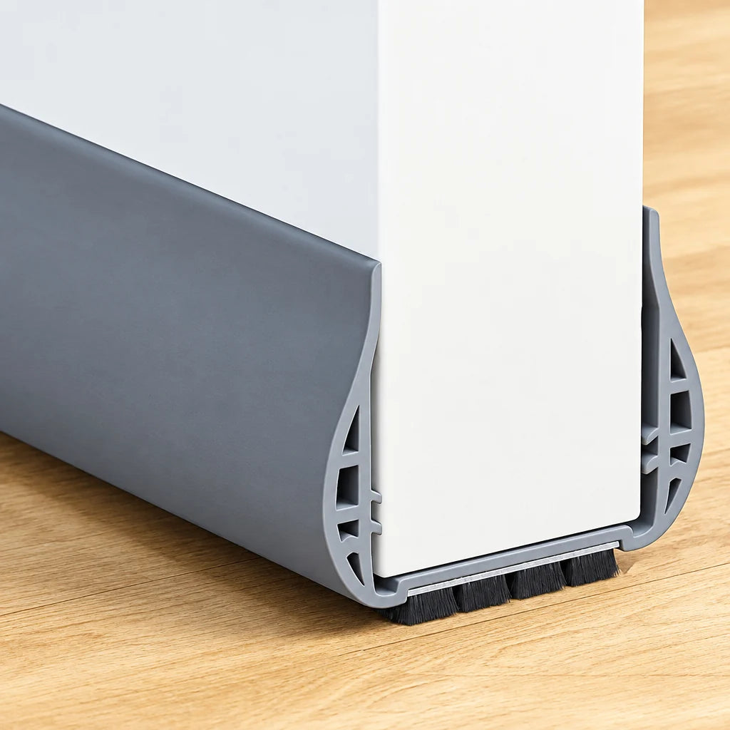 Door Draft Stopper Adjustable Foam Filled Trim To Fit