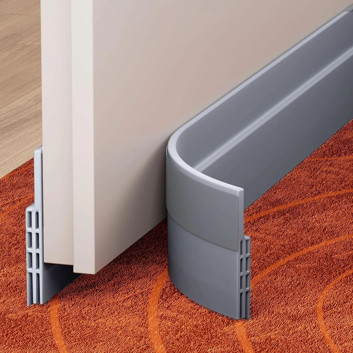 Door Draft Stopper Self-Adhesive Silicone Cut-To-Fit