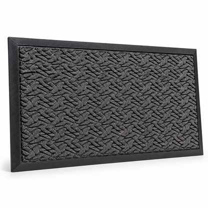 Door Mat Floral Design Non-Slip Backing & Easy Clean