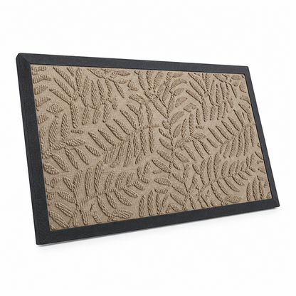 Door Mat Floral Design Non-Slip Backing & Easy Clean