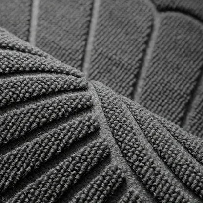 Door Mat Half-Circle Polyester Non-Slip Backing