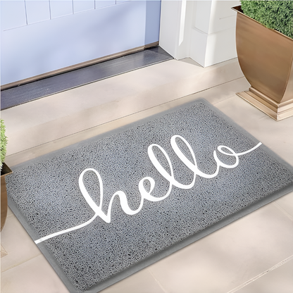 Door Mat Low-Profile Dirt-Trapping Non-Slip Rubber Backing