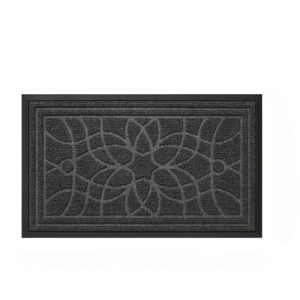 Door Mat Mandala Pattern Non-Slip Backing & Low-Profile