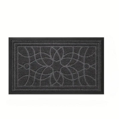 Door Mat Mandala Pattern Non-Slip Backing & Low-Profile