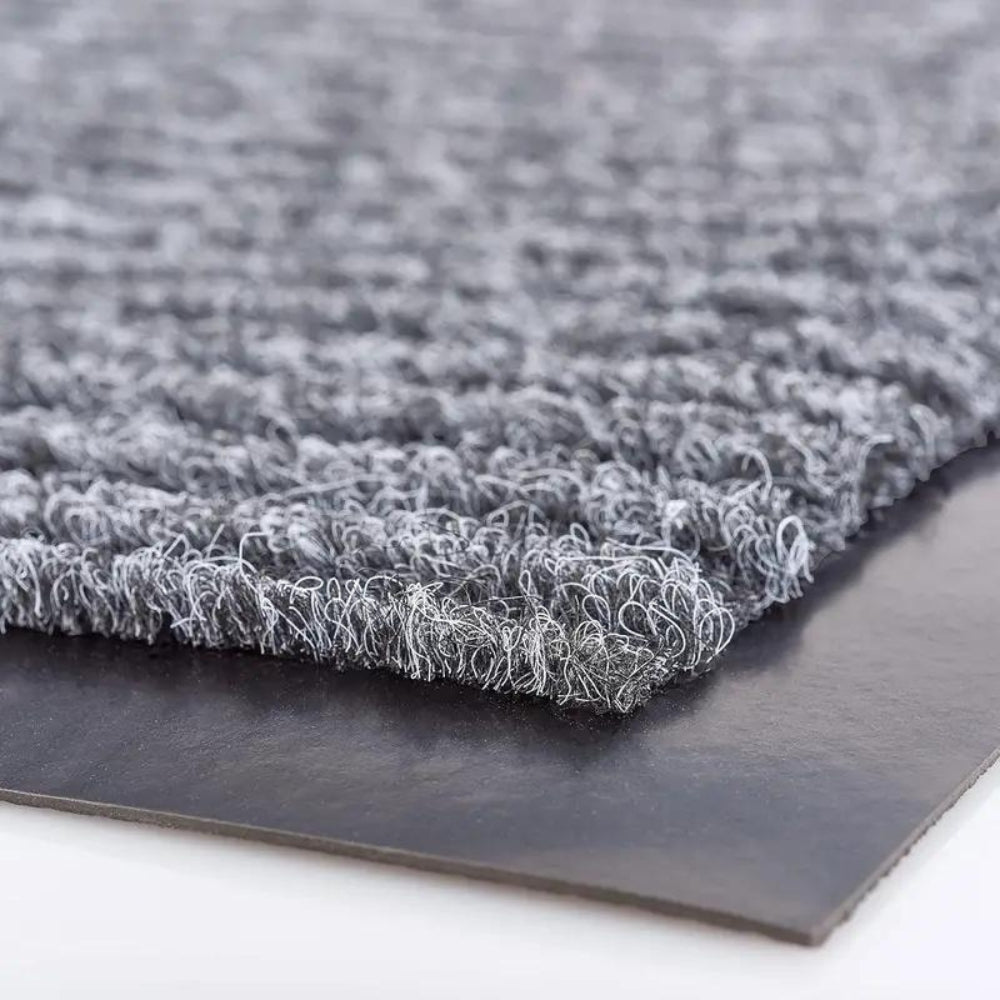 Door Mat Striped Braided Polyester Non-Slip Backing