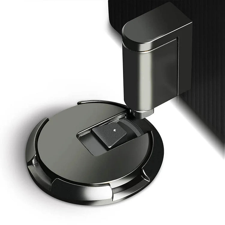 Door Stopper Floor-Mounted Foot-Operated Push-Lock