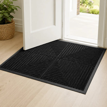 Doormat Dirt-Trapping Non-Slip Rubber Backing Waterproof