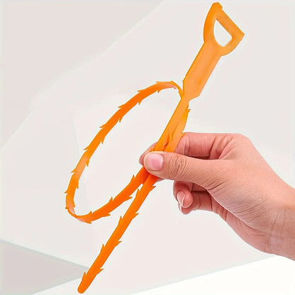 Drain Clog Remover Flexible Barbed Reusable