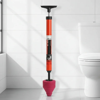 Drain Plunger Compressed Air Interchangeable Attachments Reusable