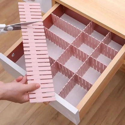 Drawer Divider Set Adjustable & Cut-To-Fit Set Of 4