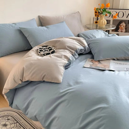 Duvet Cover Set 100 Percent Cotton 400 Thread Count