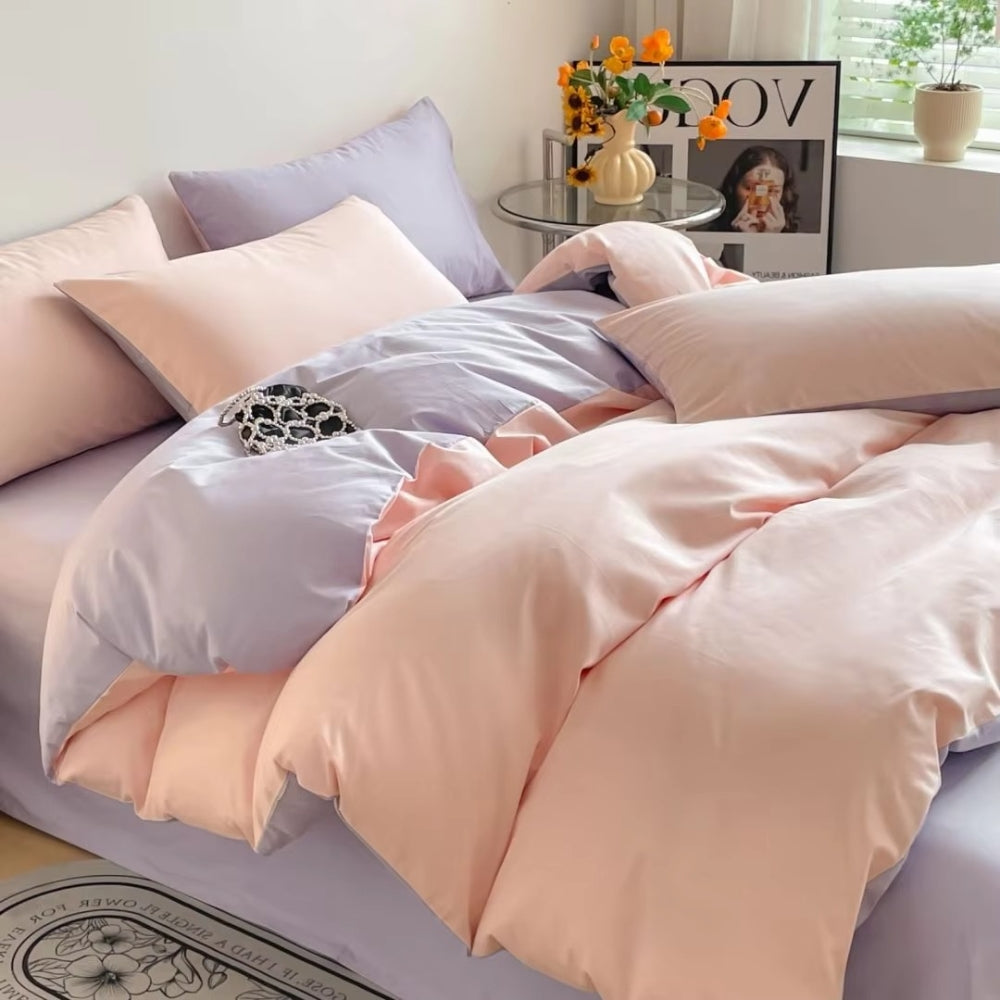 Duvet Cover Set 100 Percent Cotton 400 Thread Count