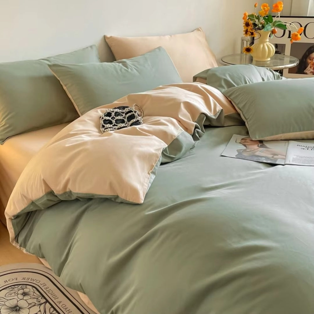 Duvet Cover Set 100 Percent Cotton 400 Thread Count