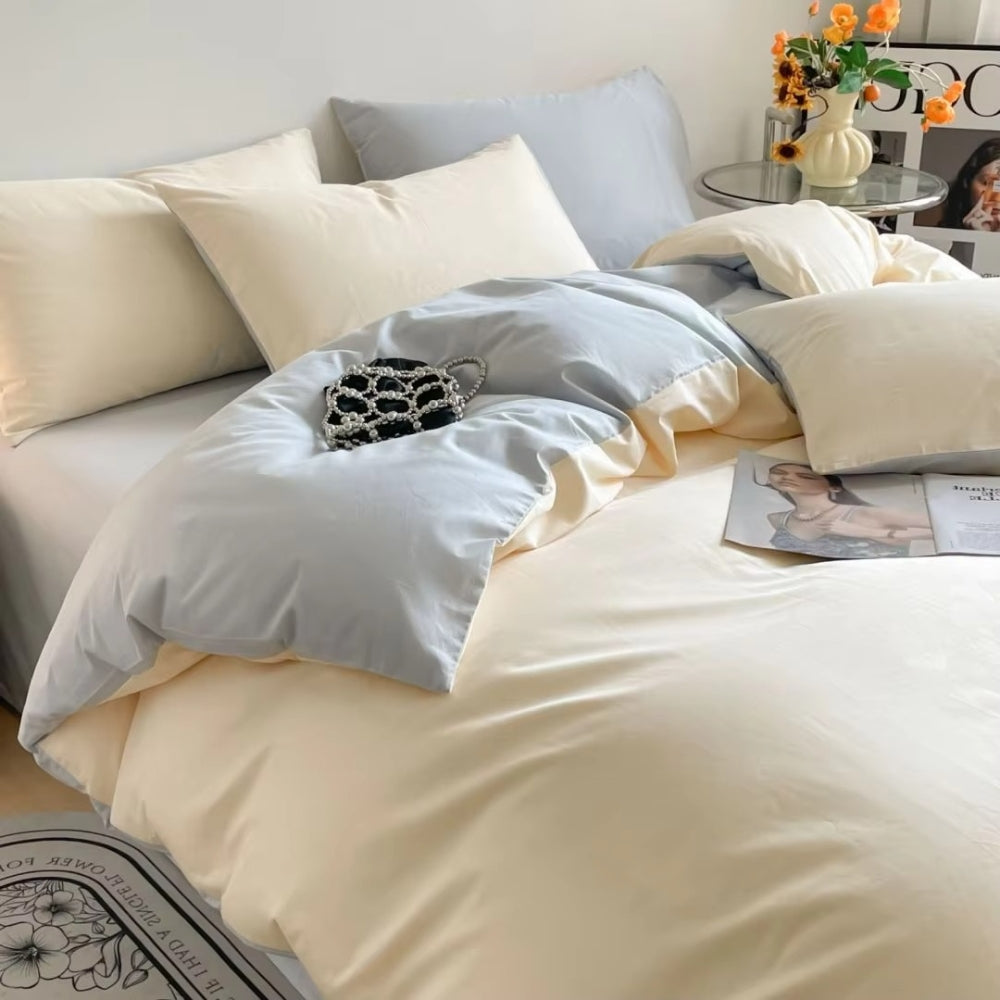 Duvet Cover Set 100 Percent Cotton 400 Thread Count