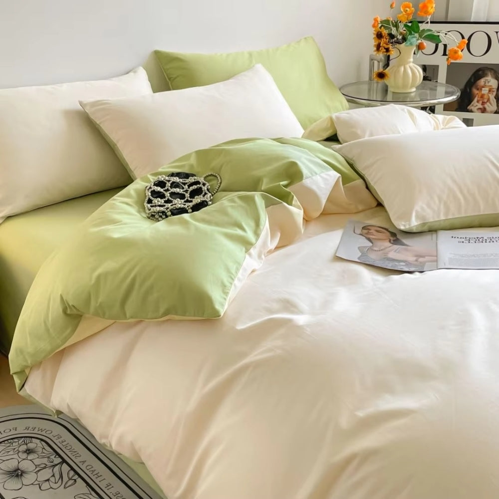 Duvet Cover Set 100 Percent Cotton 400 Thread Count