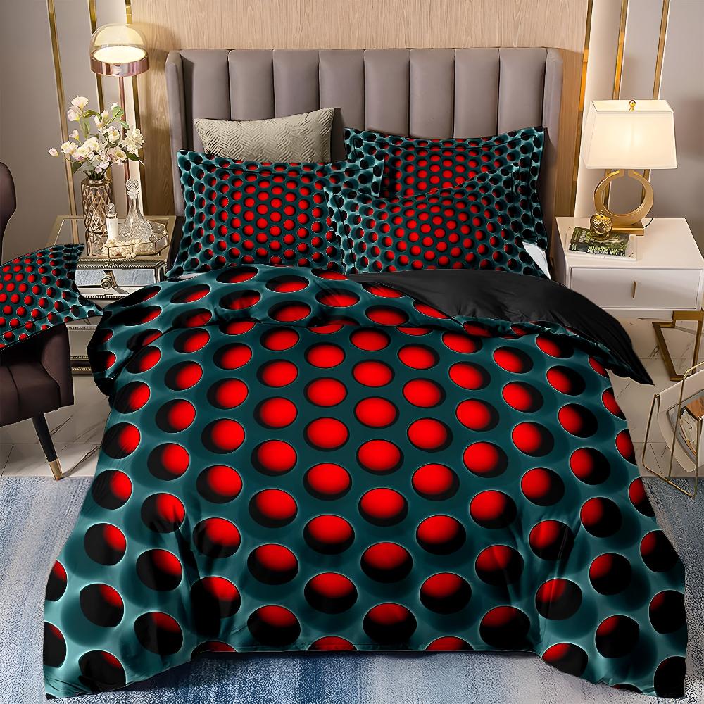 Duvet Cover Set Breathable Microfiber Cosmic Vortex Print