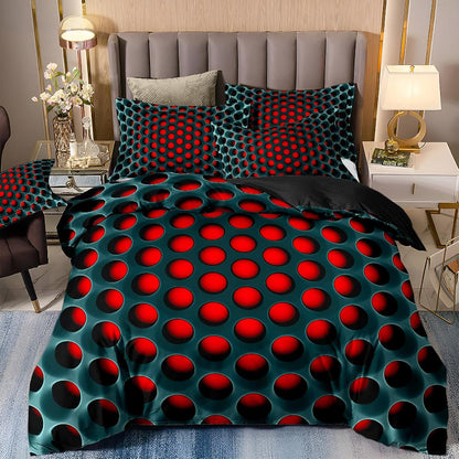 Duvet Cover Set Breathable Microfiber Cosmic Vortex Print