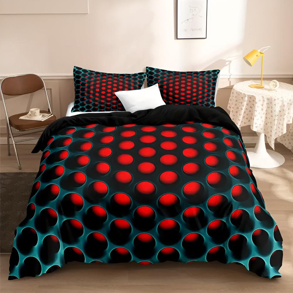 Duvet Cover Set Breathable Microfiber Cosmic Vortex Print