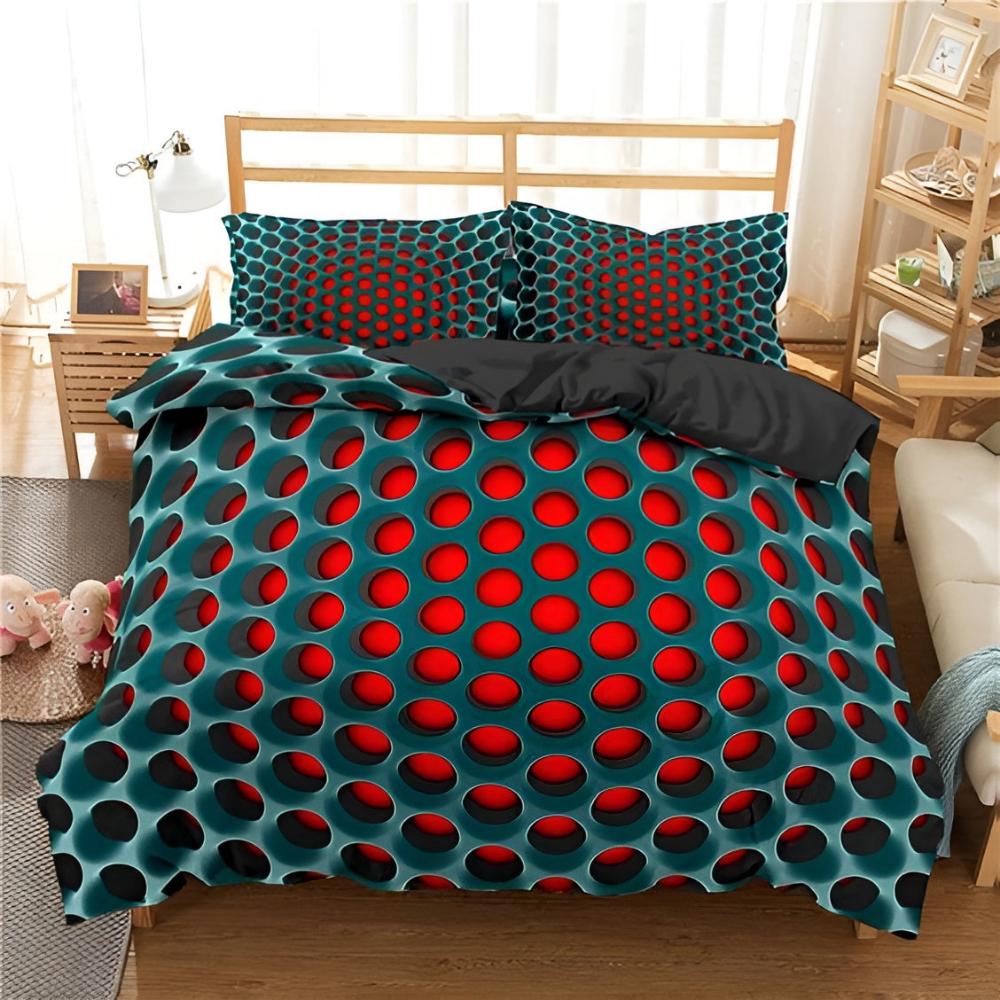 Duvet Cover Set Breathable Microfiber Cosmic Vortex Print