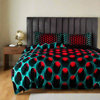 Duvet Cover Set Breathable Microfiber Cosmic Vortex Print