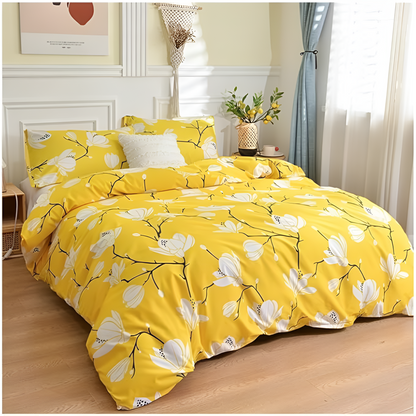 Duvet Cover Set Brushed Microfiber Zip & Inner Ties