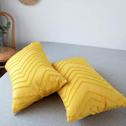 Duvet Cover Set Plush Chevron Microfiber Machine Washable