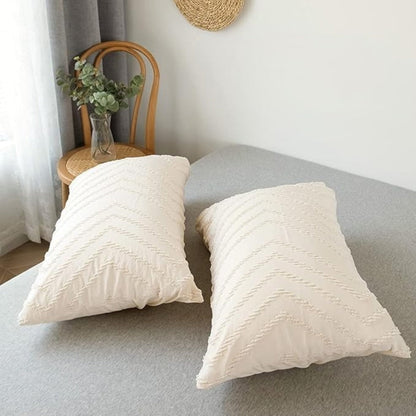 Duvet Cover Set Plush Chevron Microfiber Machine Washable
