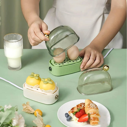 Egg Cooker & Poacher 3 Heat Settings 2-Egg Capacity