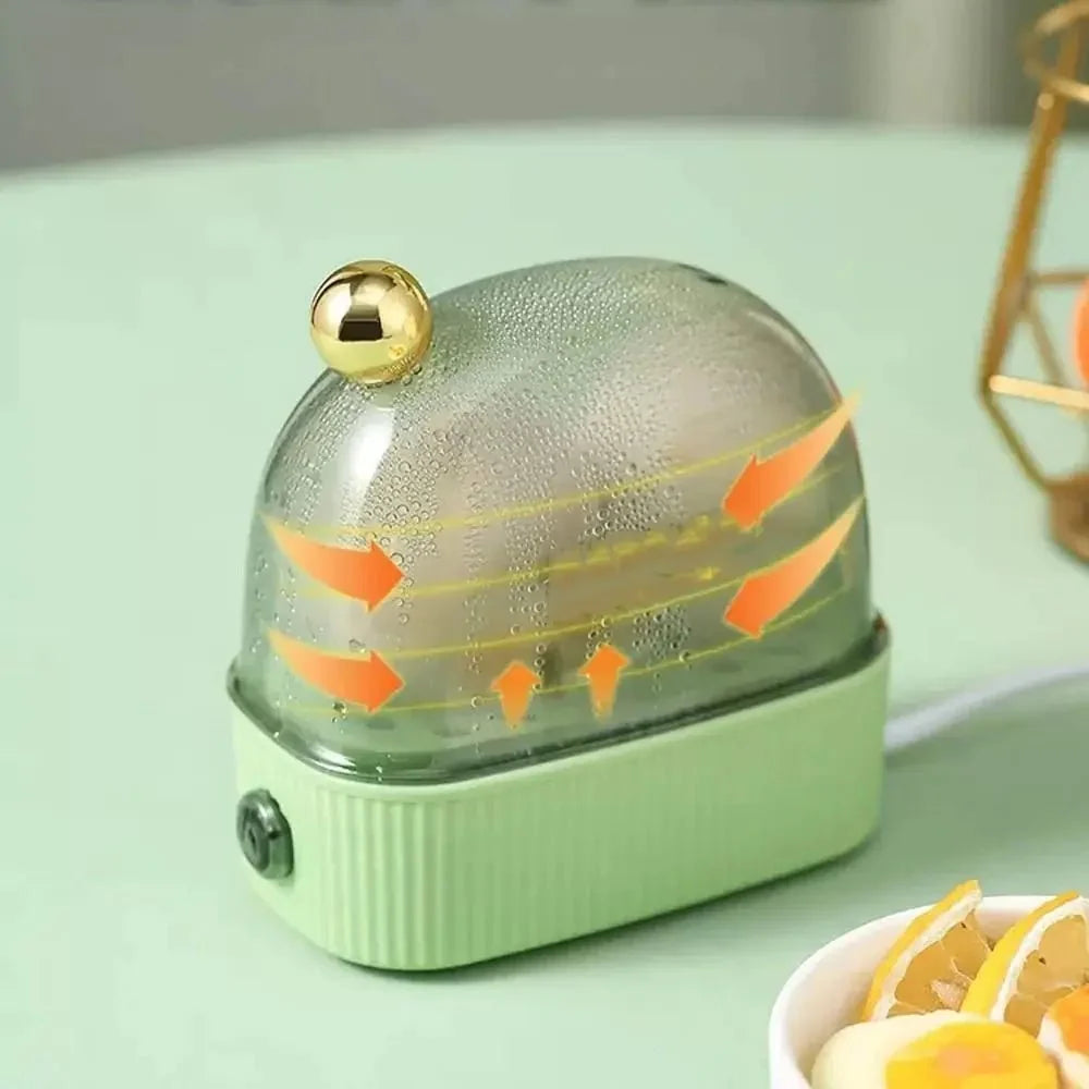 Egg Cooker & Poacher 3 Heat Settings 2-Egg Capacity