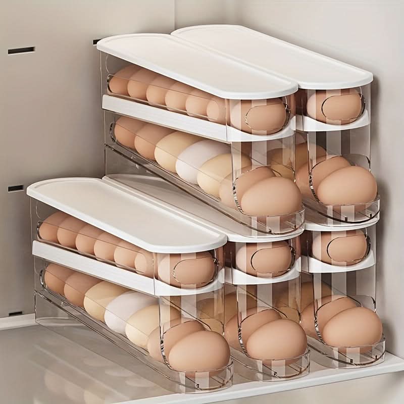 Egg Organizer Automatic Sliding 16-Egg Capacity