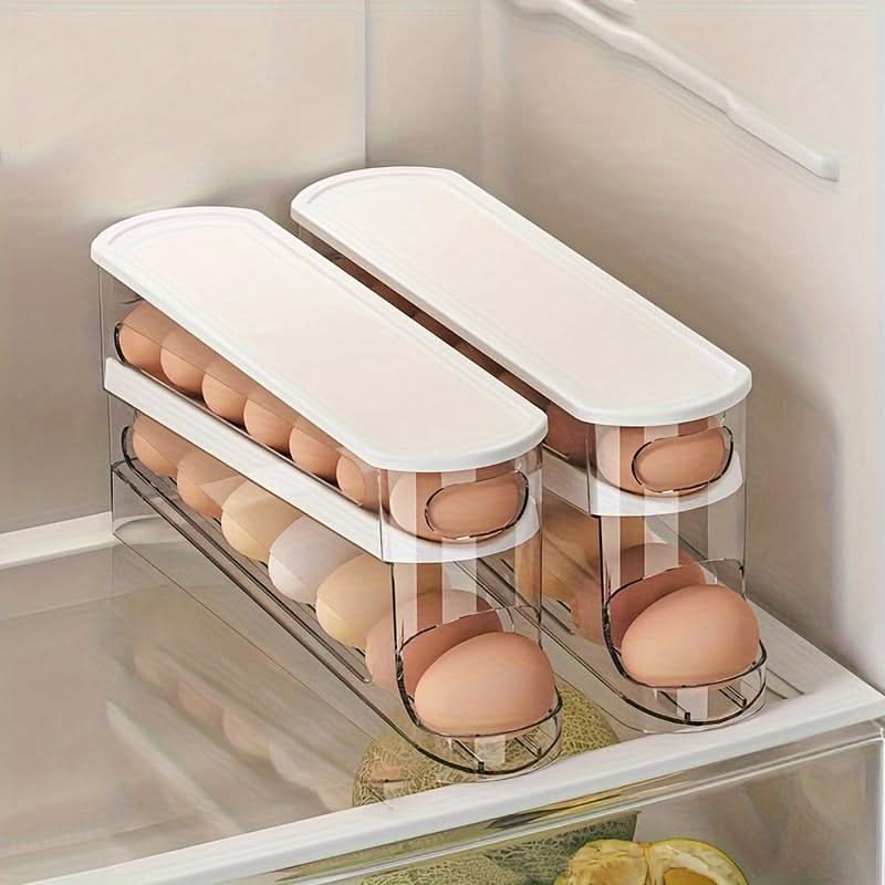 Egg Organizer Automatic Sliding 16-Egg Capacity