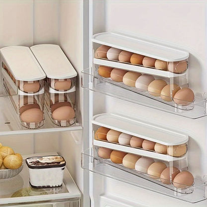 Egg Organizer Automatic Sliding 16-Egg Capacity