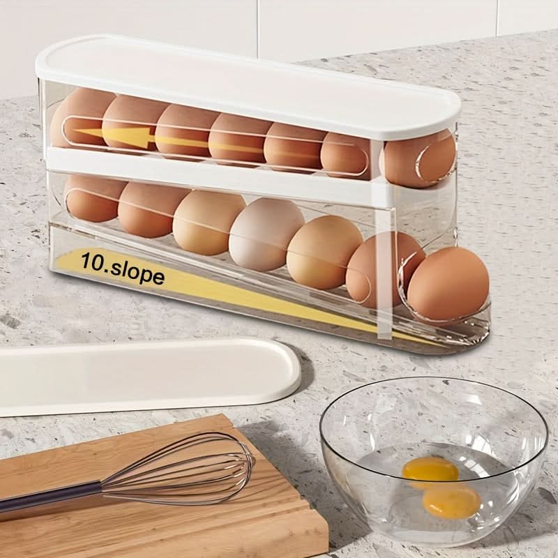 Egg Organizer Automatic Sliding 16-Egg Capacity
