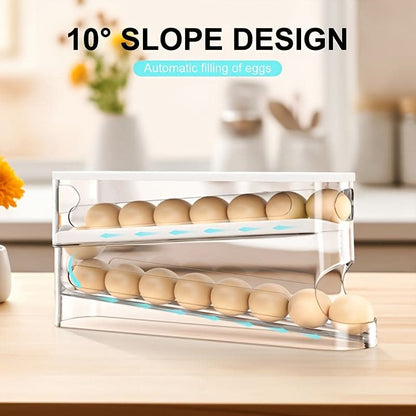 Egg Organizer Automatic Sliding 16-Egg Capacity