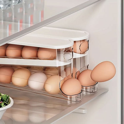 Egg Organizer Automatic Sliding 16-Egg Capacity