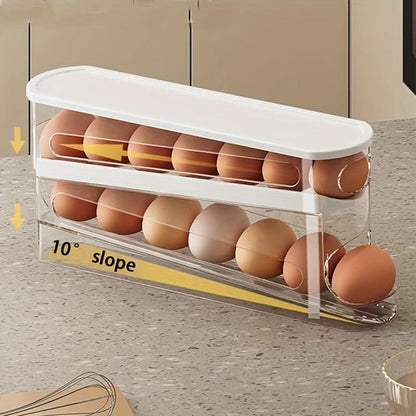 Egg Organizer Automatic Sliding 16-Egg Capacity
