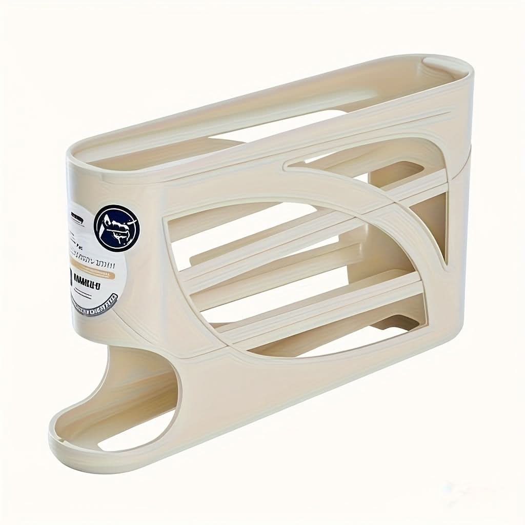 Egg Storage Organizer Automatic Rolling Holds 24 Eggs