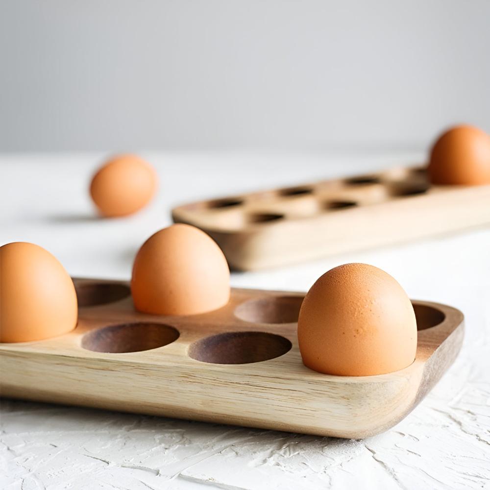 Egg Tray Rustic Sustainable Timber Holds 12 Eggs